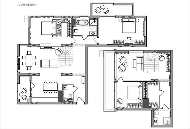 Фотография: Планировки в стиле , Современный, Квартира, Проект дня, Киев, PLANiUM, 4 и больше, Более 90 метров – фото на INMYROOM