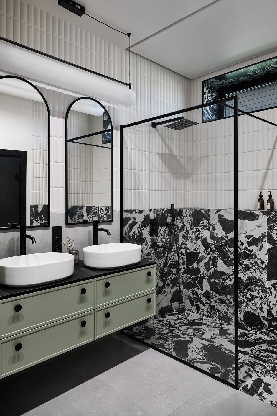 Фото: Ванная в стиле Модерн, Скандинавский, Дом, Проект дня, Дом и коттедж, Пермь, 4 и более, Более 90 метров – фото на INMYROOM