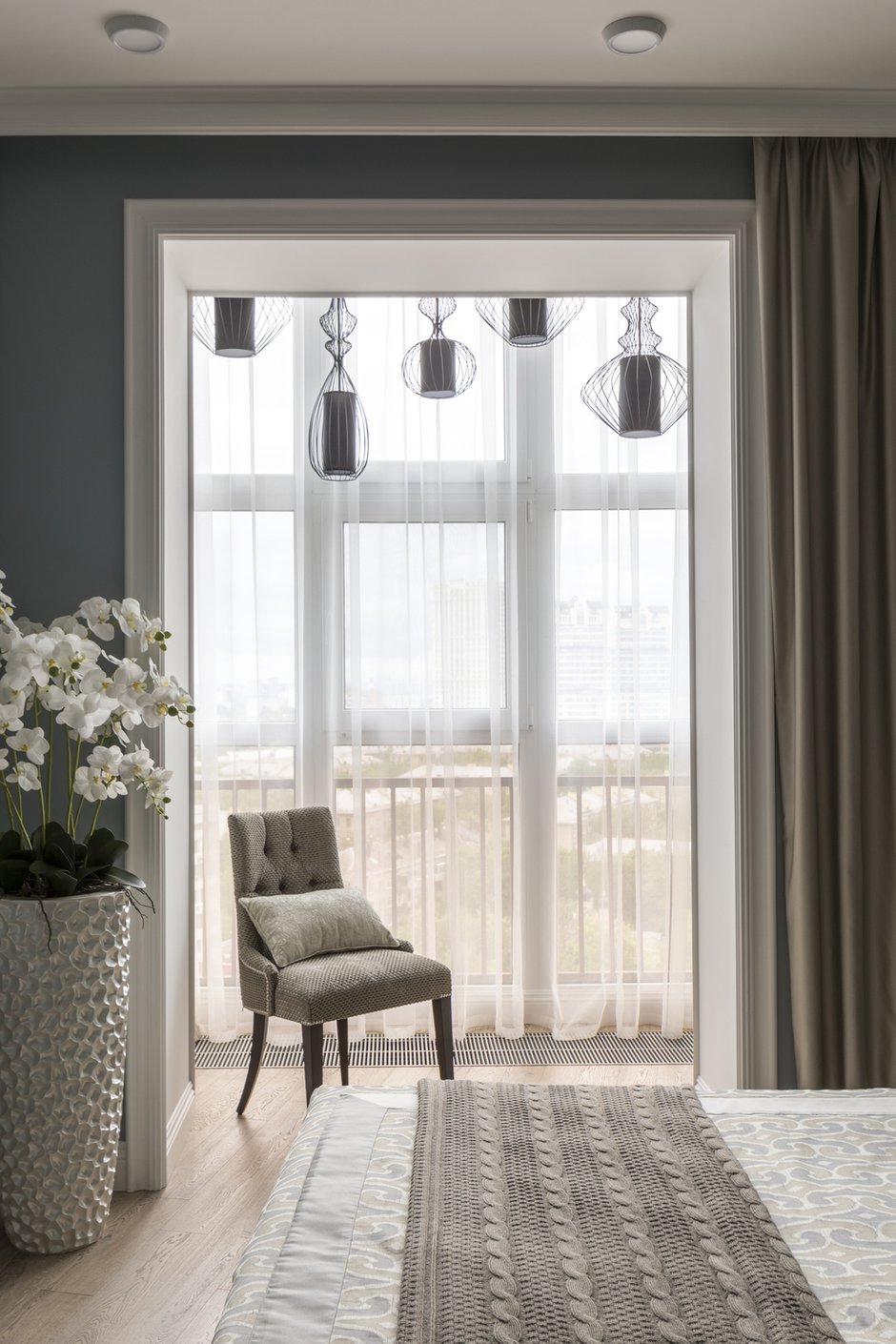 Фотография: Спальня в стиле Классический, Эклектика, Квартира, Проект недели, Москва, Монолитный дом, 4 и больше, Более 90 метров, Елена Маркина – фото на INMYROOM