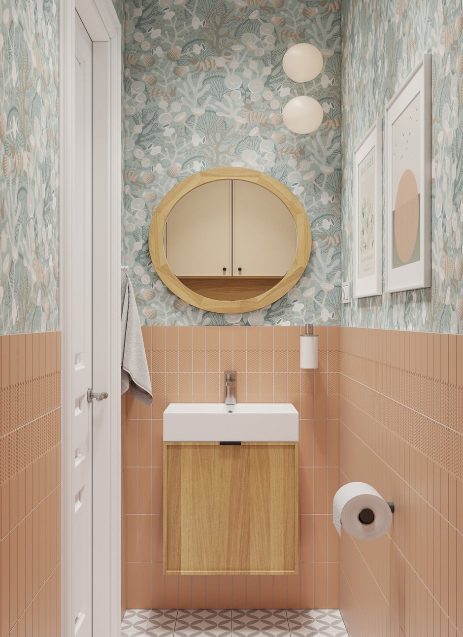 Фотография: Ванная в стиле Современный, Квартира, Проект дня, Москва, 4 и больше, Более 90 метров, ЖК «ILove» – фото на INMYROOM