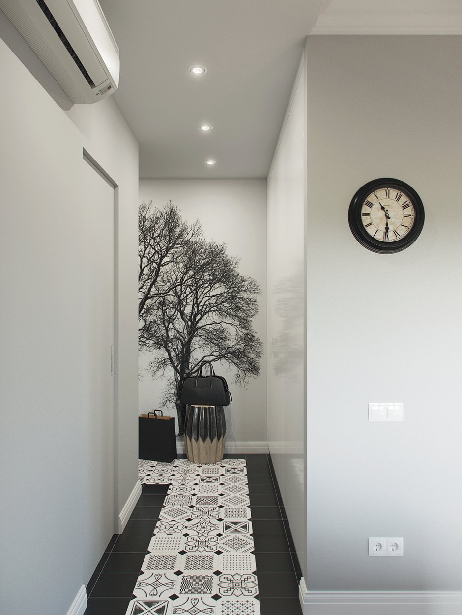 Фотография: Прихожая в стиле Скандинавский, Малогабаритная квартира, Квартира, Проект дня, Москва, Ксения Драпей – фото на INMYROOM