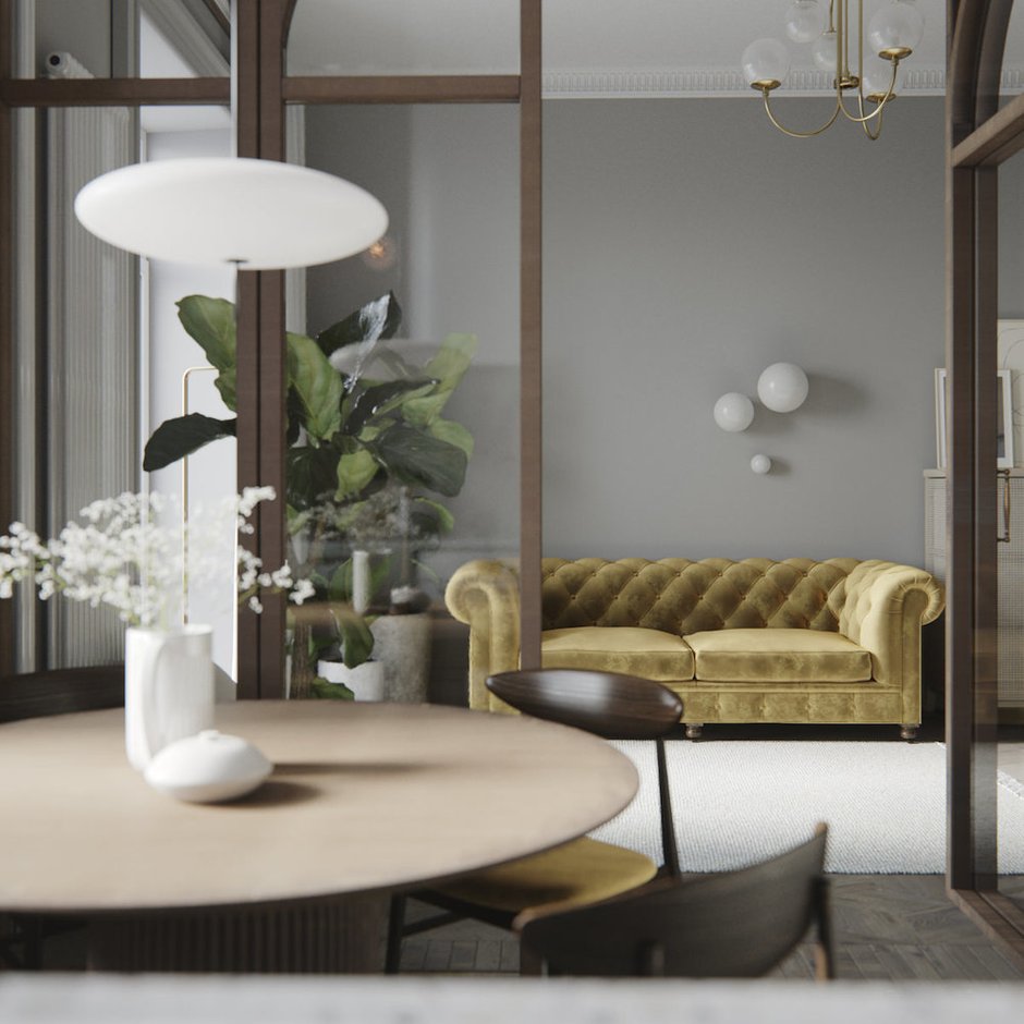 Фотография: Кухня и столовая в стиле Современный, Скандинавский, Квартира, Проект недели, Минск, Евгения Лыкасова, 2 комнаты, 60-90 метров, J.Lykasova Studio – фото на INMYROOM