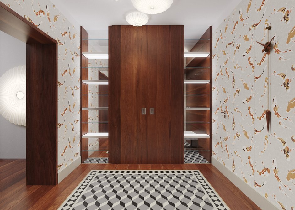 Фотография: Гардеробная в стиле Современный, Квартира, Проект недели – фото на INMYROOM