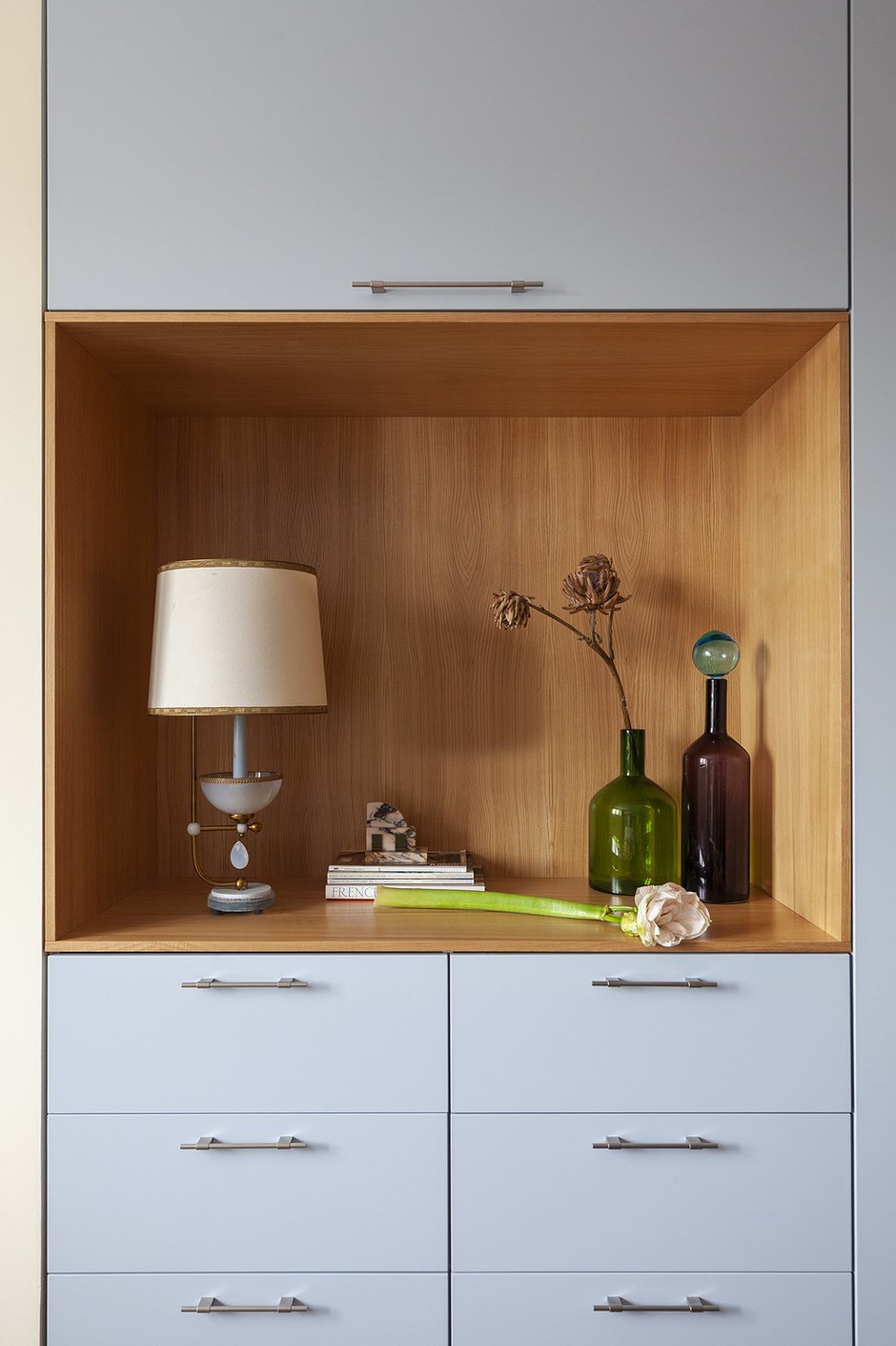 Фотография: Спальня в стиле Современный, Восточный, Квартира, Проект недели, Москва, Юлия Веселова, 3 комнаты, Более 90 метров – фото на INMYROOM