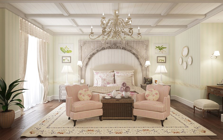 Фотография: Спальня в стиле Прованс и Кантри, Квартира, Дома и квартиры, Прованс, Проект недели – фото на INMYROOM