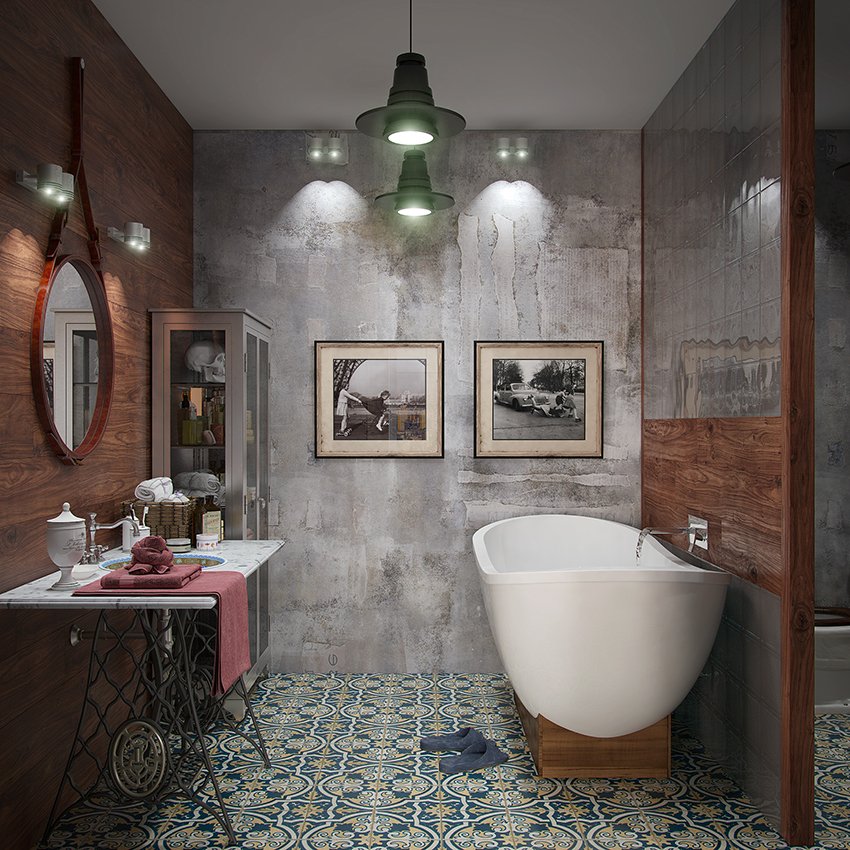 Фотография: Ванная в стиле Современный, Декор интерьера, Квартира, Foscarini, Restoration Hardware, Дома и квартиры, IKEA, Проект недели – фото на INMYROOM