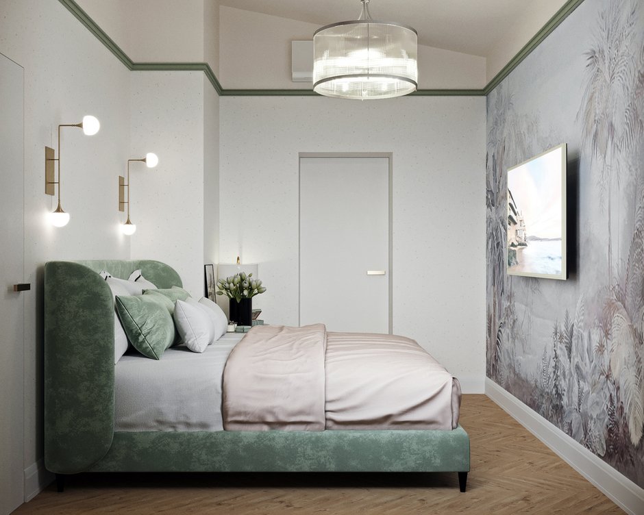 Фотография: Спальня в стиле Современный, Эклектика, Квартира, Проект недели, Минск, 4 и больше, Более 90 метров, Наталья Добродеева – фото на INMYROOM