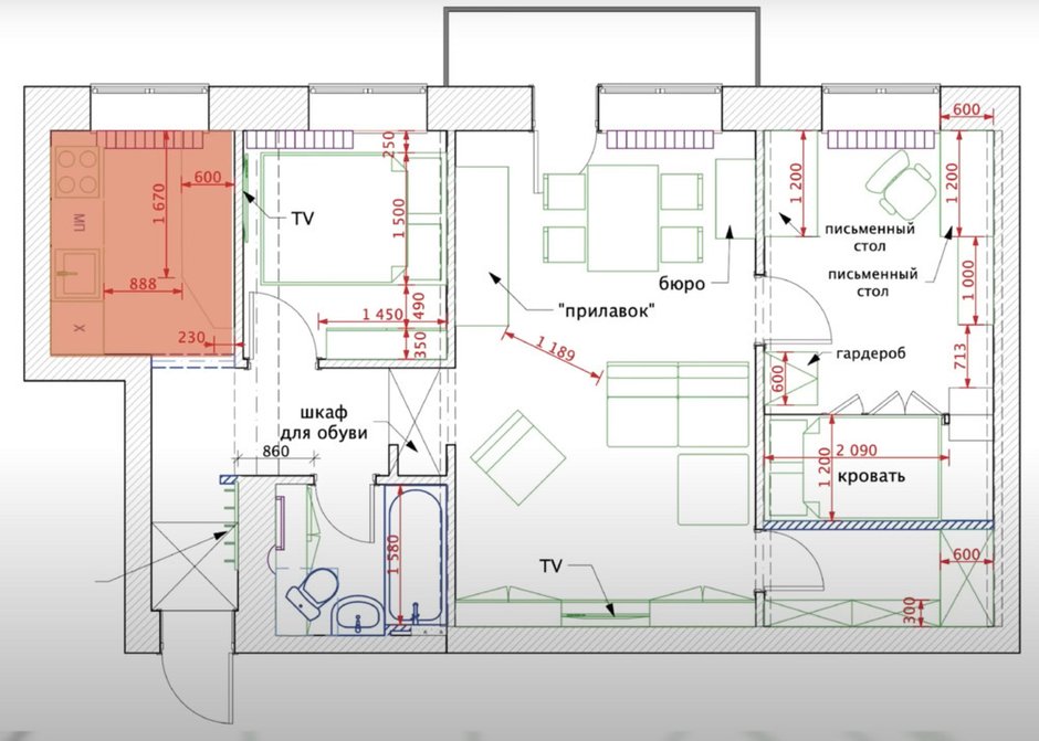 Фотография:  в стиле , Квартира, Переделка, перепланировка в хрущевке, кухня в хрущевке, как обустроить кухню в хрущевке, ремонт в хрущевке, современный интерьер в хрущевке, дизайн санузла в хрущевке, переделка хрущевки, ремонт хрущевки, Хрущевка, 3 комнаты, 40-60 метров, квартира в хрущевке, Валентина Савескул, трешка в хрущевке, перепланировка хрущевки, П-28 – фото на INMYROOM
