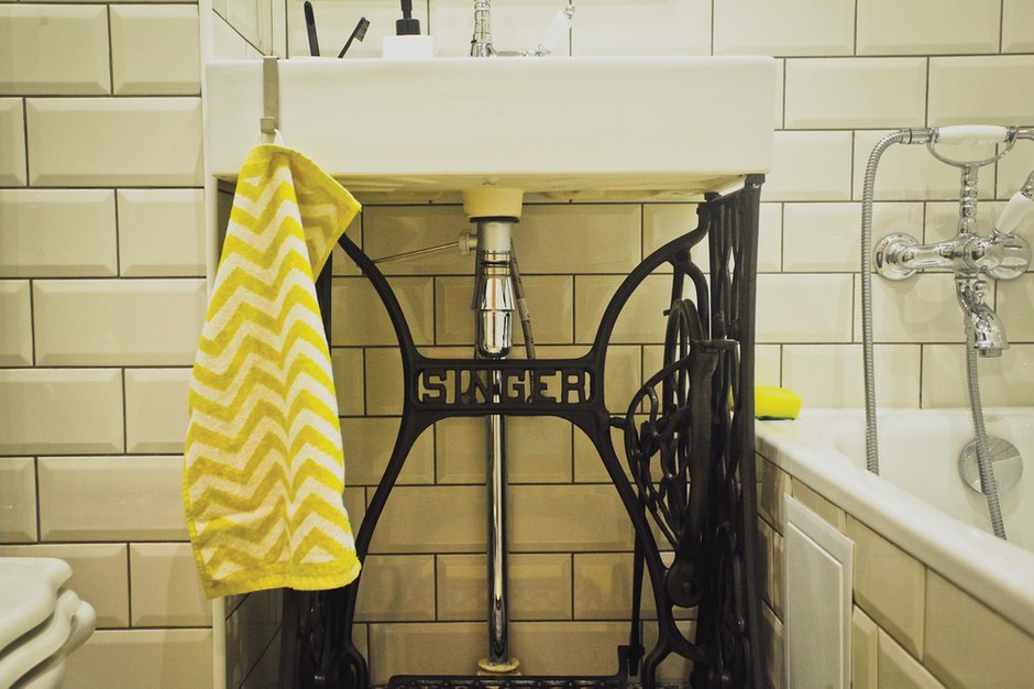 Фотография: Ванная в стиле Скандинавский, DIY, Квартира, Дома и квартиры, IKEA – фото на INMYROOM