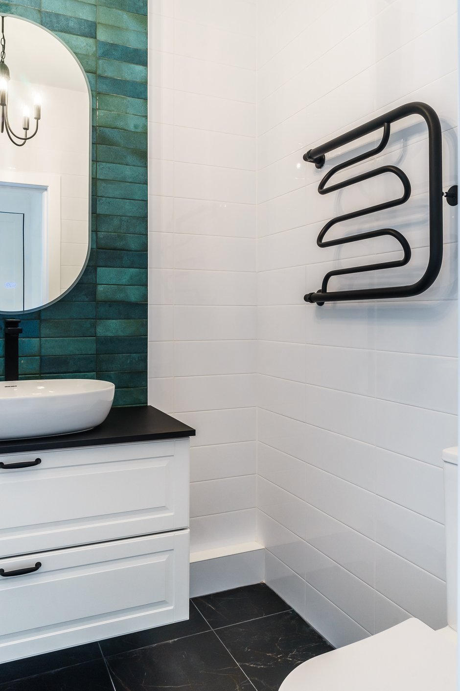 Фотография: Ванная в стиле Современный, Квартира, Проект недели, Краснодар, 1 комната, 40-60 метров, Penzev Studio – фото на INMYROOM