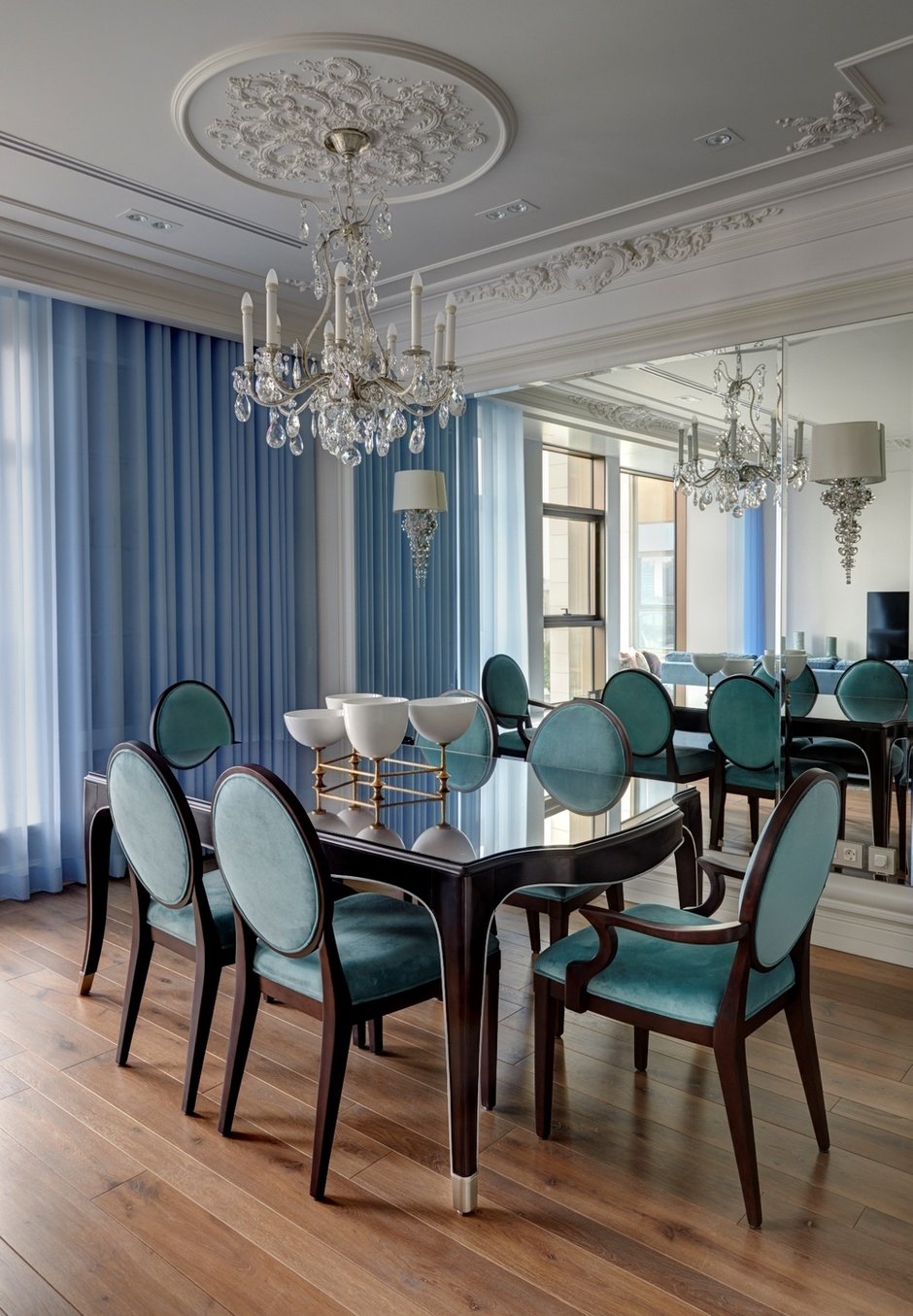 Фотография: Кухня и столовая в стиле Классический, Современный, Эклектика, Квартира, Проект недели, Москва, 4 и больше, Более 90 метров, #эксклюзивныепроекты, Наталья Самойлова, Perfect Space – фото на INMYROOM