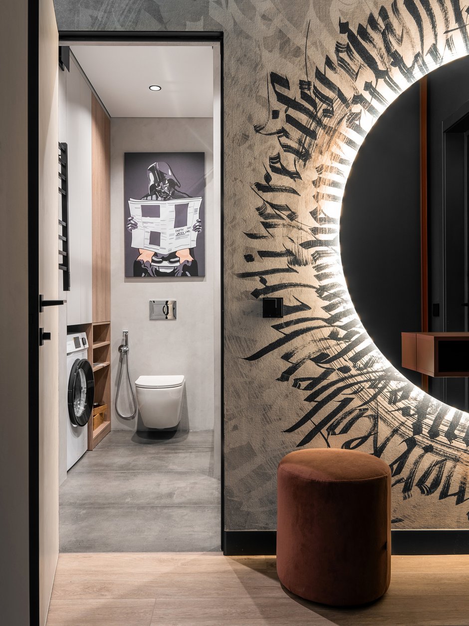 Фотография:  в стиле , Современный, Квартира, Проект дня, Санкт-Петербург, 1 комната, 40-60 метров, Виктория Крылова – фото на INMYROOM