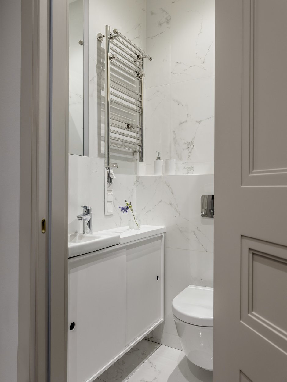 Фотография: Ванная в стиле Современный, Квартира, Проект недели, Москва, 4 и больше, Более 90 метров, Anddesign, Александра Дашкевич – фото на INMYROOM