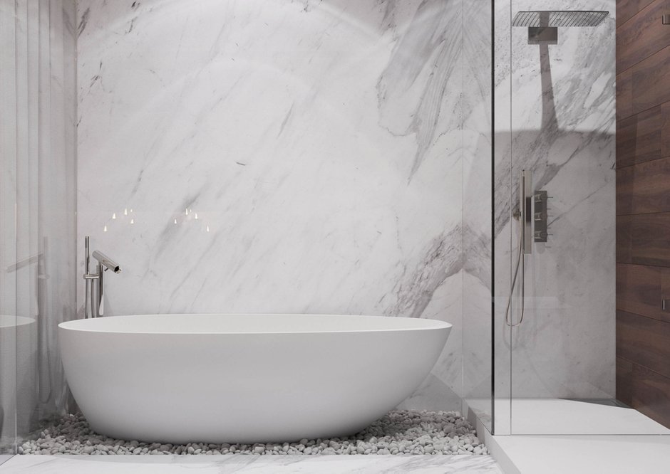 Фотография: Ванная в стиле Современный, Дом, Проект дня, Московская область, Шамсудин Керимов, Эксклюзивные проекты, Никольская слобода – фото на INMYROOM