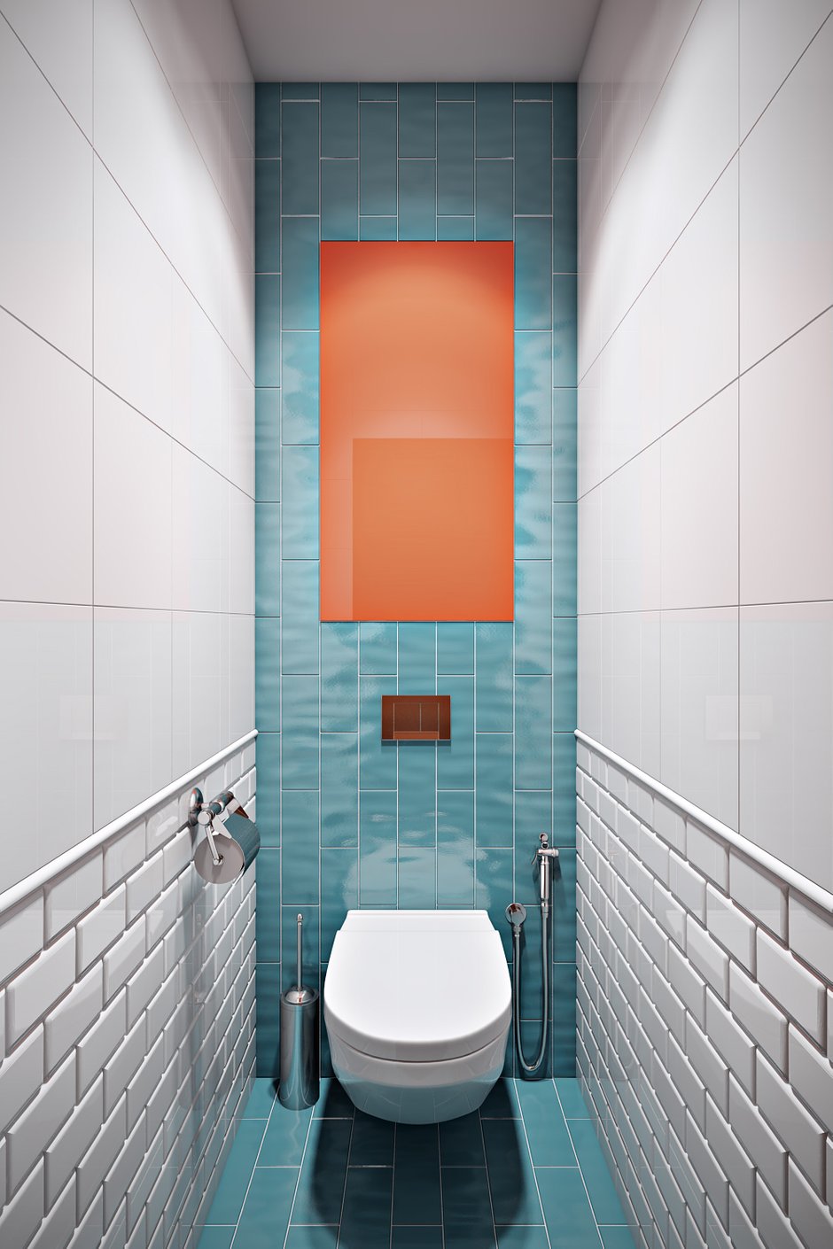 Фотография: Ванная в стиле Минимализм, Лофт, Современный, Квартира, Проект недели, Московская область, П-44, Панельный дом, Переделкино Ближнее, Cultura-дизайн, 3 комнаты, 60-90 метров – фото на INMYROOM