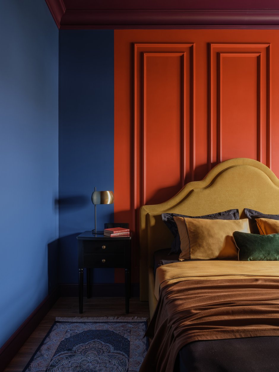 Фотография: Спальня в стиле Современный, Эклектика, Квартира, Проект недели, Москва, Монолитный дом, 4 и больше, Более 90 метров, Кристина Чернова – фото на INMYROOM