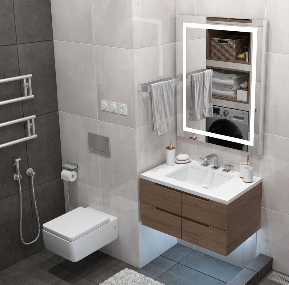 Фотография:  в стиле , Малогабаритная квартира, Квартира, Проект недели, Москва, Сталинка, 2 комнаты, до 40 метров, Антон Юров, Денис Юров, Yurov Interiors – фото на INMYROOM