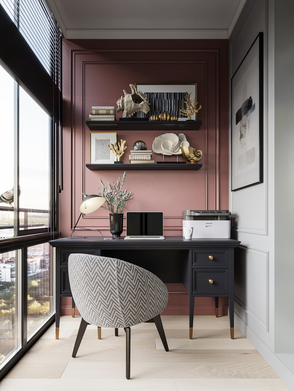 Фотография: Балкон в стиле Современный, Квартира, Проект недели, Санкт-Петербург, 4 и больше, Более 90 метров, Монолитно-кирпичный, Яна Грошева, Диана Бганова, ПРЕМИЯ INMYROOM – фото на INMYROOM