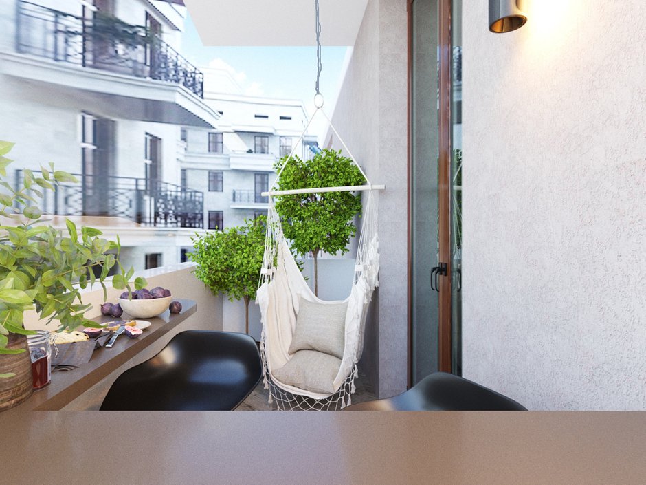 Фотография: Балкон в стиле Современный, Квартира, Проект недели, Artek Design Studio, Казахстан, 4 и больше, Более 90 метров, Алматы – фото на INMYROOM