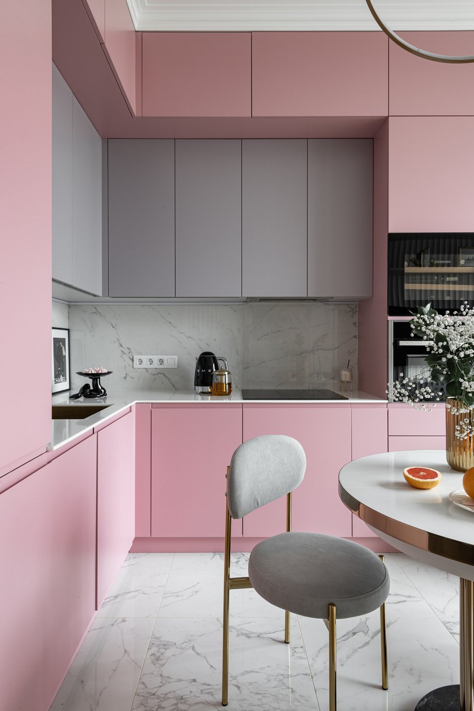 Фотография: Кухня и столовая в стиле Современный, Эклектика, Проект недели, Москва, 4 и больше, Более 90 метров, Олеся Иванова – фото на INMYROOM