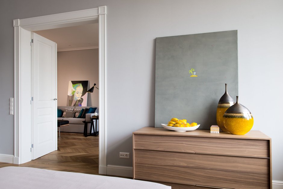 Фотография: Гостиная в стиле Современный, Квартира, Декор, Проект недели – фото на INMYROOM