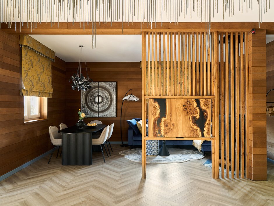 Фотография:  в стиле , Дом, Проект дня, Дом и дача, Ленинградская область, 3 комнаты, Более 90 метров, Индивидуальный проект, эклектика с элементами современного, Алена Донцова – фото на INMYROOM