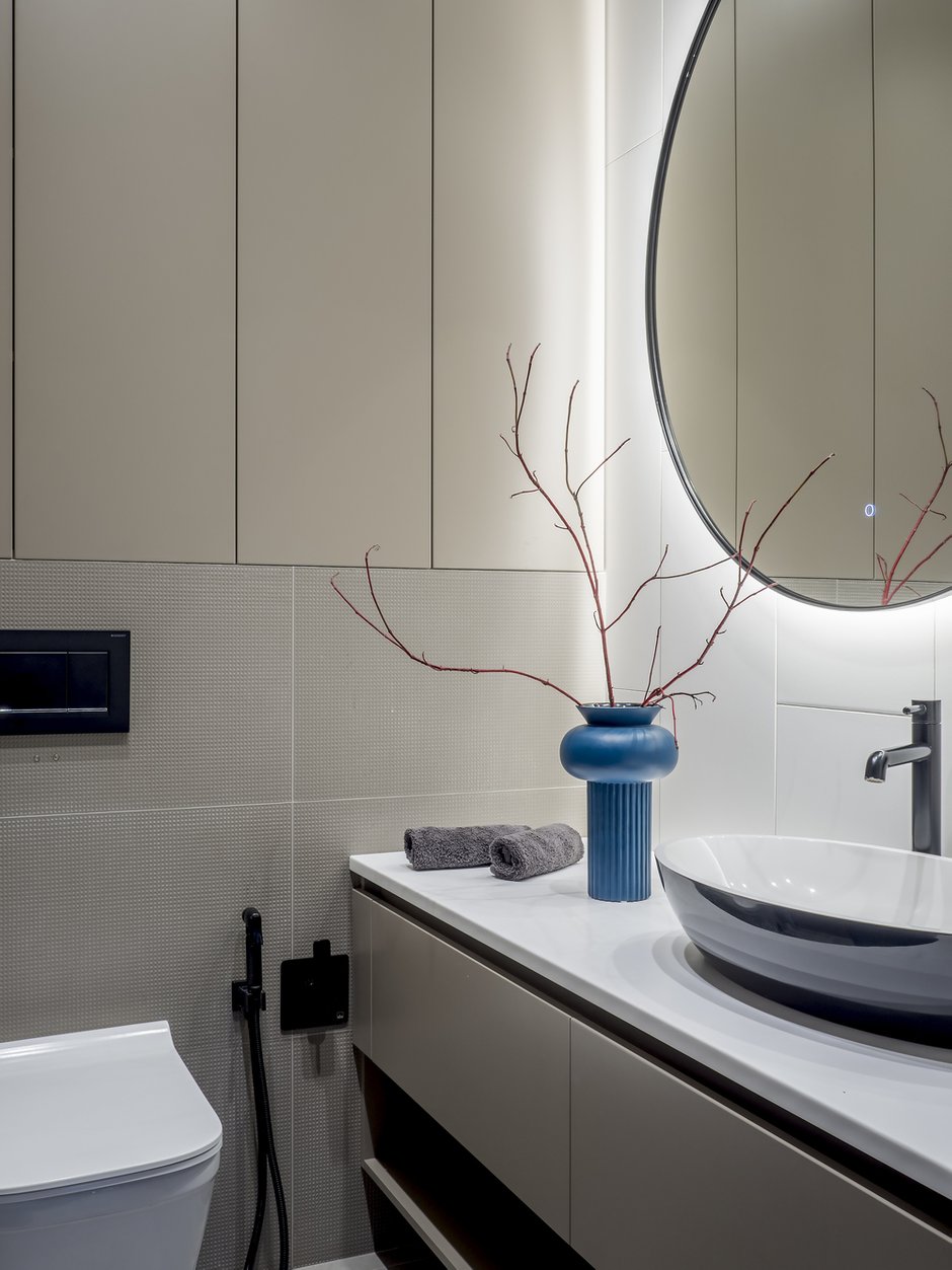 Фотография: Ванная в стиле Современный, Дом, Проект недели, Дом и дача, Нижний Новгород, 4 и больше, Более 90 метров, Елена Тринитатская – фото на INMYROOM