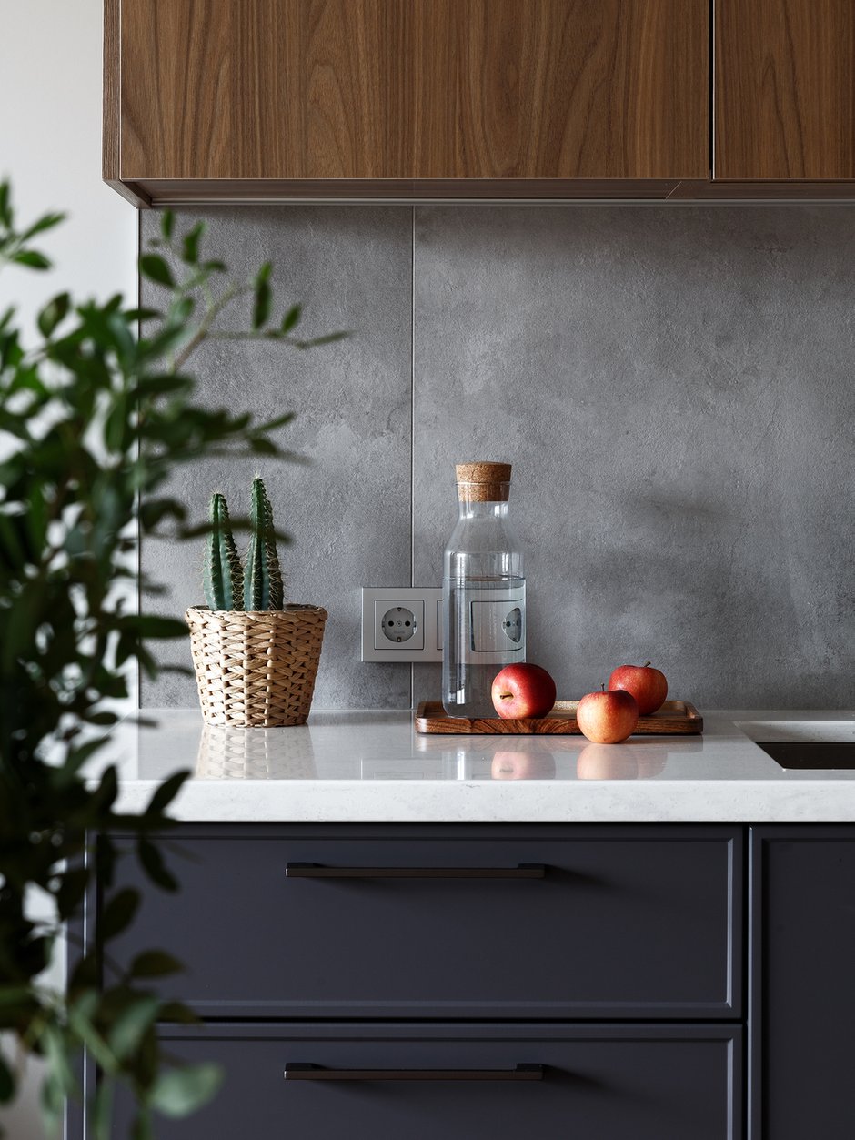 Фотография: Кухня и столовая в стиле Современный, Скандинавский, Квартира, Проект недели, Санкт-Петербург, 3 комнаты, 60-90 метров, BAS.architects – фото на INMYROOM