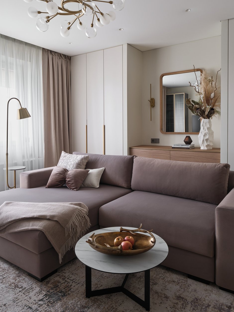 Фото: Стильная, Модерн, Квартира, Проект дня, Панельный дом, 2 комнаты, 60-90 метров, Челябинская область, Влада Николаева – фото на INMYROOM