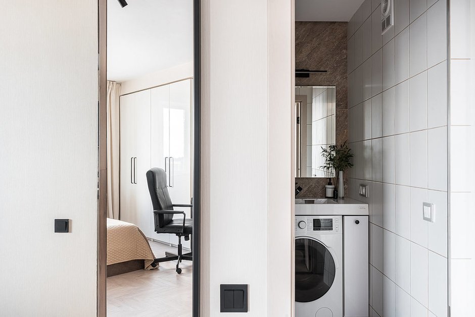 Фотография: Ванная в стиле Современный, Малогабаритная квартира, Квартира, Проект недели, Санкт-Петербург, до 40 метров, Елена Титова – фото на INMYROOM