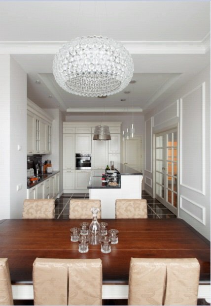 Фотография: Кухня и столовая в стиле Современный, Квартира, Дома и квартиры, Проект недели, Москва – фото на INMYROOM