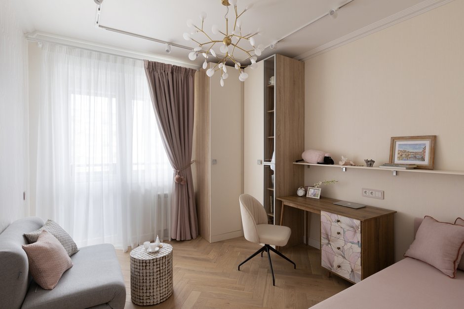 Фотография: Детская в стиле Современный, Квартира, Проект недели, Москва, 3 комнаты, Более 90 метров, Елена Миронова – фото на INMYROOM