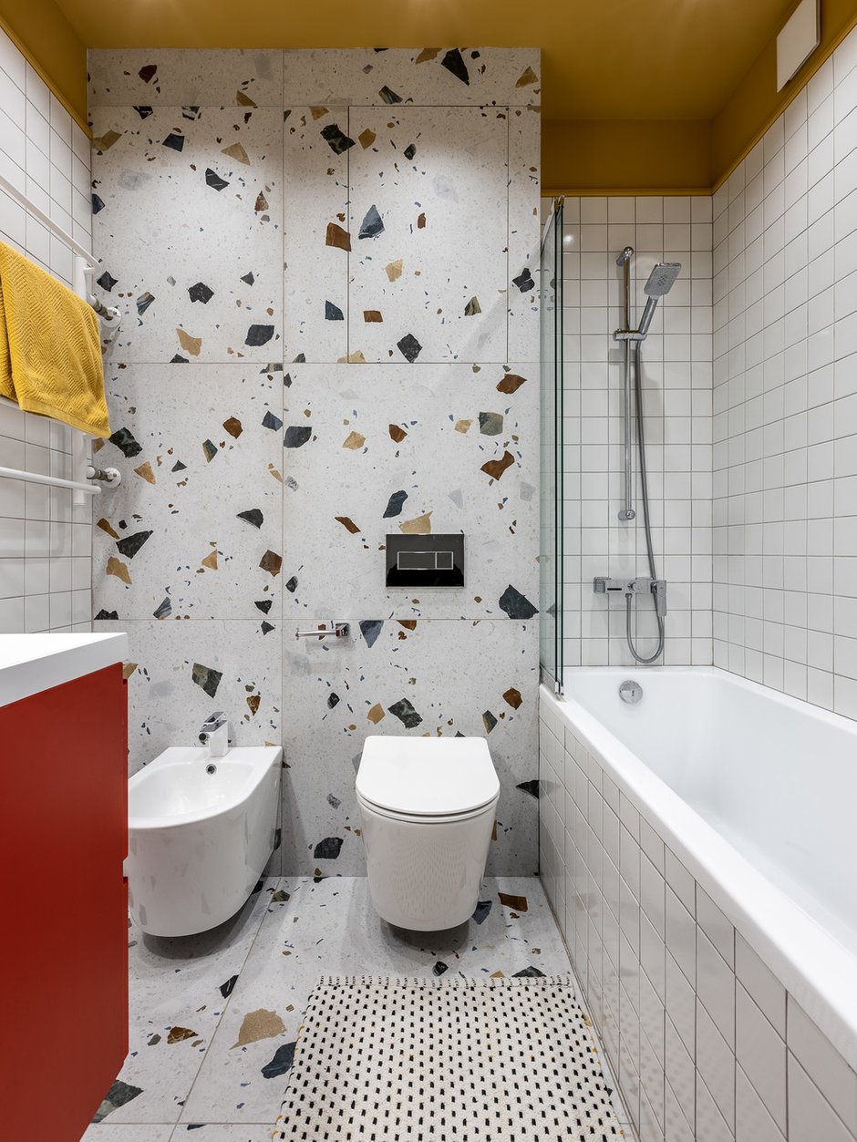 Фотография: Ванная в стиле Современный, Квартира, Проект недели, Самара, 4 и больше, Более 90 метров, Айгуль Султанова – фото на INMYROOM