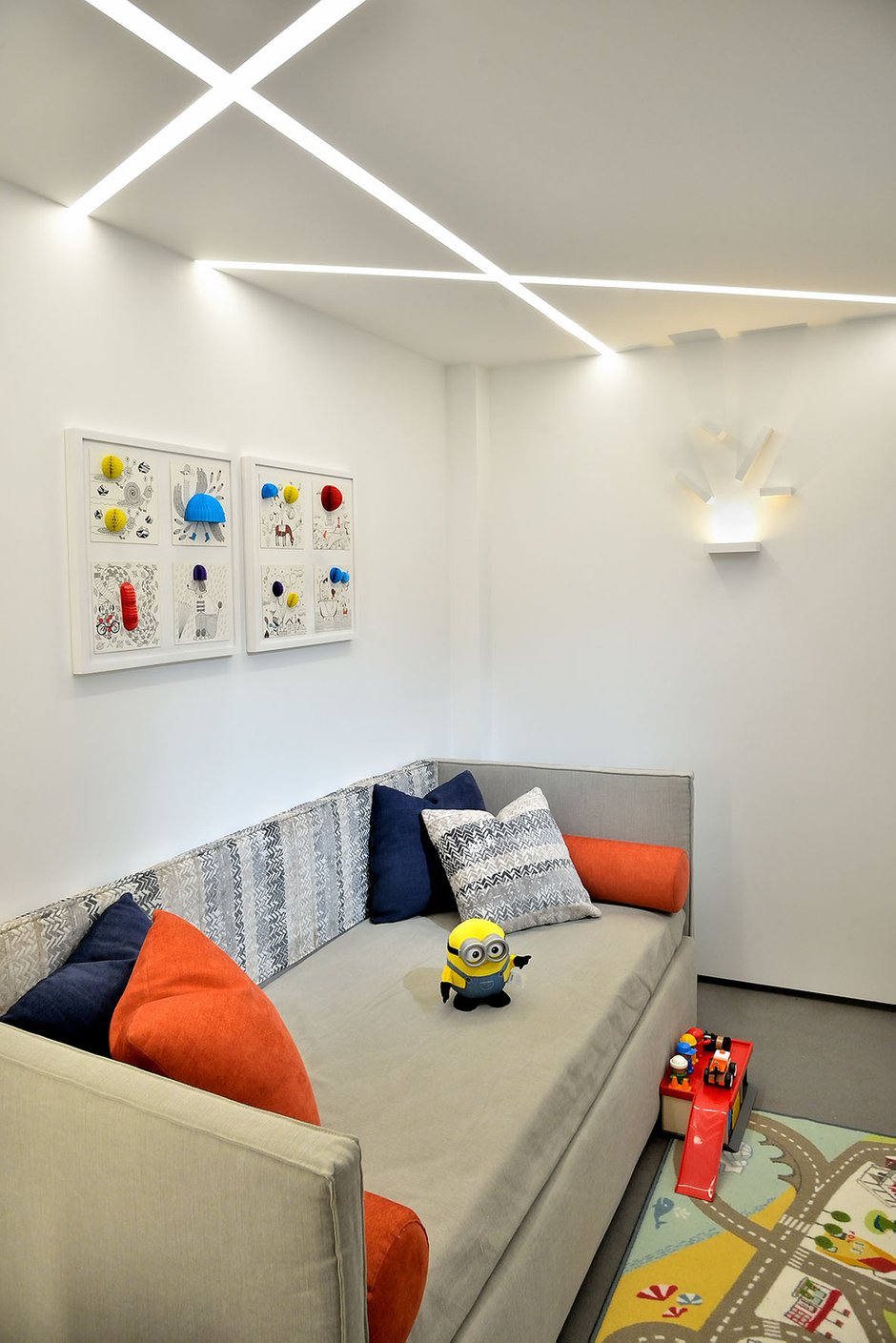 Фотография: Детская в стиле Минимализм, Квартира, Проект недели, Эко, Челябинск, новостройка, двухэтажная квартира, Юлия Фалькова, «Любимый дом», Монолитный дом, 2 комнаты, Более 90 метров – фото на INMYROOM