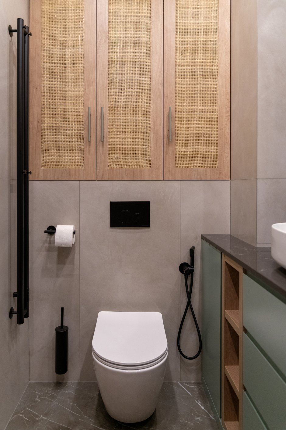 Фото: в стиле, Модерн, Маленькая квартира, Квартира, Проект дня, 1 комната, Монолитный кирпич, Юлия Волкова – фото на INMYROOM