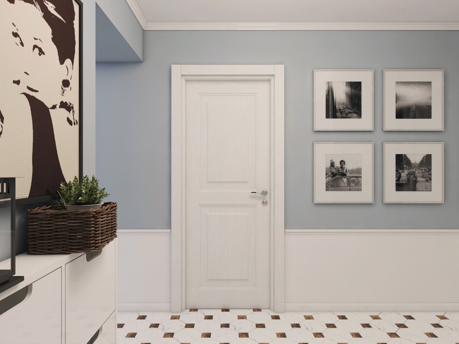 Фотография: Прихожая в стиле Скандинавский, Современный, Квартира, Проект недели, Москва, Яна Волкова, Юрий Волков, Студия Волковых, Панельный дом, 2 комнаты, 40-60 метров – фото на INMYROOM