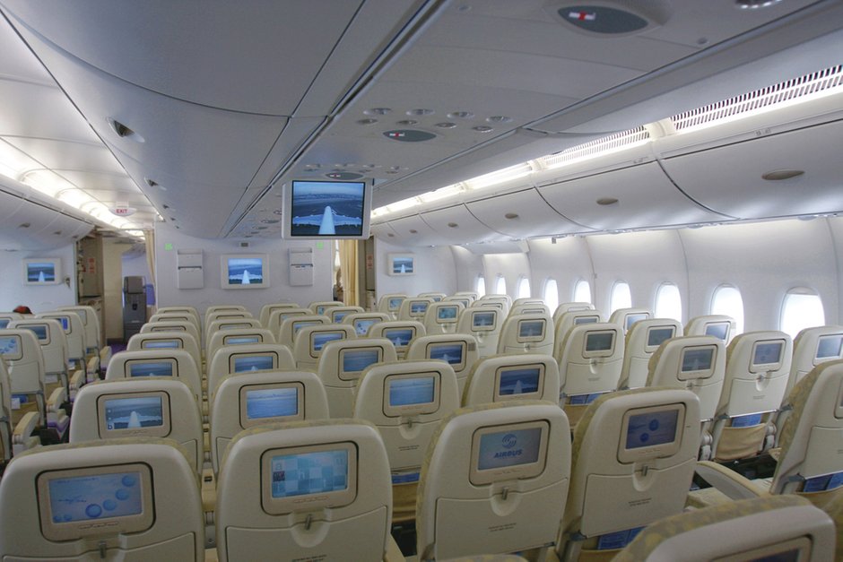 Салон самолета Airbus A380-800