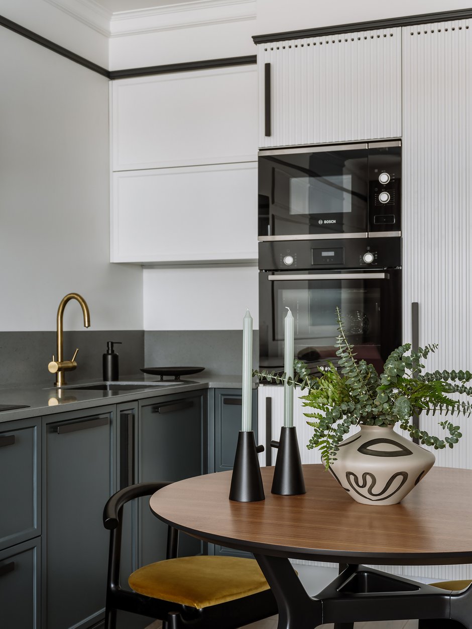 Фотография: Кухня и столовая в стиле Современный, Квартира, Проект недели, Москва, 2 комнаты, до 40 метров, Анна Зуева – фото на INMYROOM