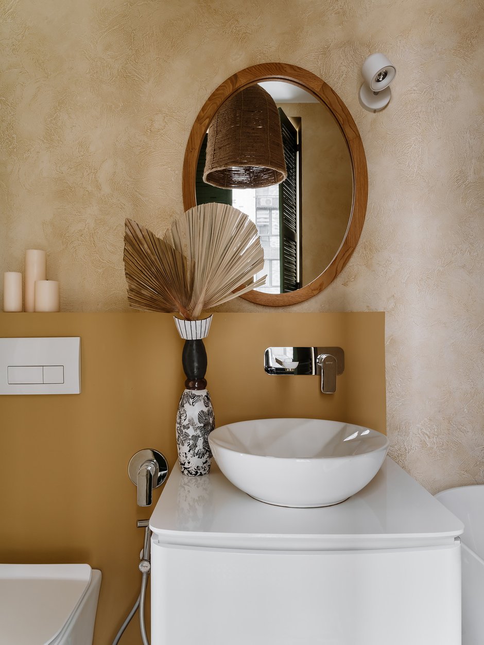 Фотография: Ванная в стиле Современный, Эклектика, Бохо, Квартира, Проект недели, Москва, 3 комнаты, 60-90 метров, Domeli, Катерина Притчина – фото на INMYROOM