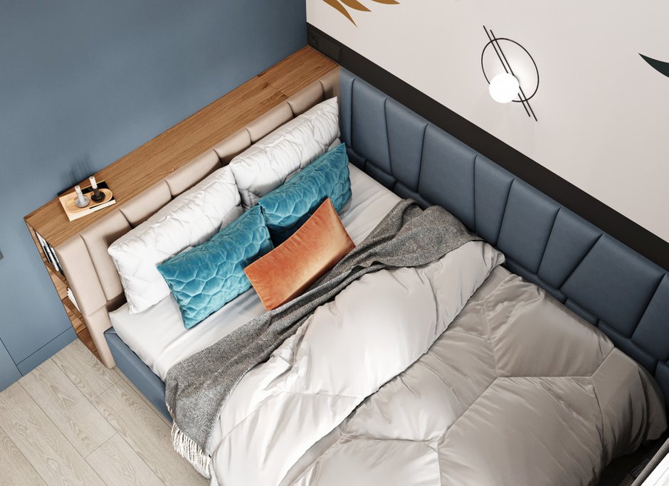 Фотография: Спальня в стиле Современный, Квартира, Проект недели, Москва, 4 и больше, Более 90 метров, Texture Design – фото на INMYROOM