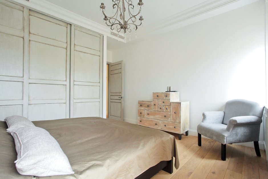 Фотография:  в стиле , Классический, Скандинавский, Квартира, Проект недели, Бежевый, Серый, ИКЕА, Екатерина Корчинова, Сталинка – фото на INMYROOM