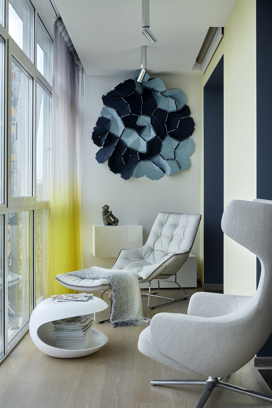 Фотография: Балкон в стиле Современный, Квартира, Проект недели, Москва, Монолитный дом, 2 комнаты, 60-90 метров, ЖК «Английский квартал», Майк Шилов, #эксклюзивныепроекты – фото на INMYROOM