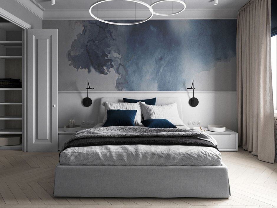 Фотография: Спальня в стиле Современный, Квартира, Проект недели, Беларусь, LOGOVO, Панельный дом, 3 комнаты, Более 90 метров, Могилев – фото на INMYROOM