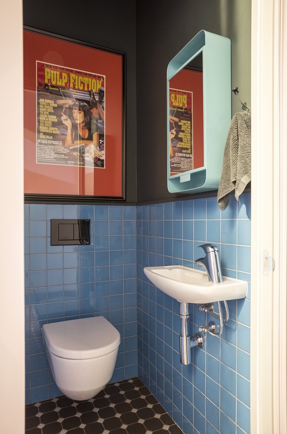 Фотография: Ванная в стиле Современный, Эклектика, Квартира, Проект недели, Москва, Елена Зуфарова, Сталинка, 2 комнаты, 40-60 метров – фото на INMYROOM