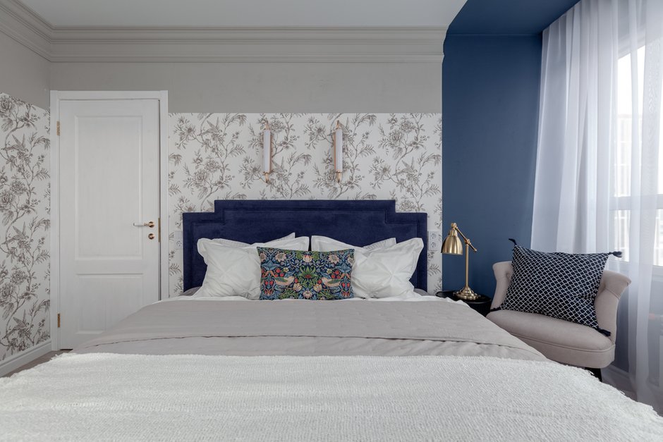 Фотография: Спальня в стиле Современный, Квартира, Проект недели, Новосибирск, 3 комнаты, 60-90 метров, Method – фото на INMYROOM