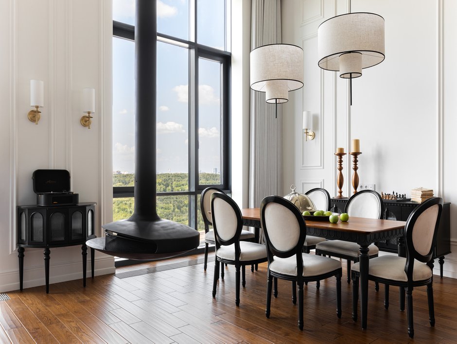 Фотография: Кухня и столовая в стиле Классический, Современный, Эклектика, Проект дня, Пентхаус, Москва, Раменское, 2 комнаты, 60-90 метров, Мариетта Мнацаканян – фото на INMYROOM