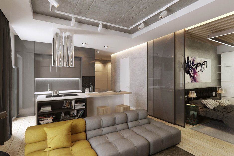 Фотография:  в стиле , Современный, Квартира, Минимализм, Проект недели, Михаил Иванцов – фото на INMYROOM