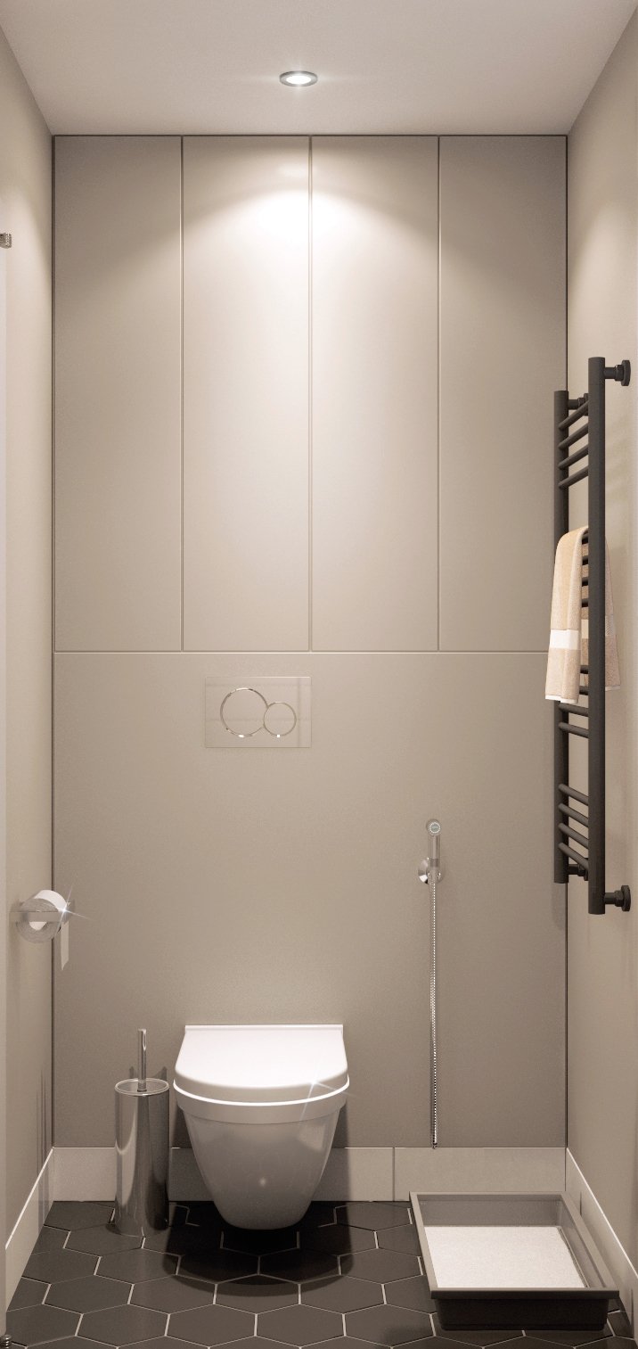 Фотография: Ванная в стиле Современный, Квартира, Проект недели, Санкт-Петербург, Более 90 метров, Projector Studio – фото на INMYROOM