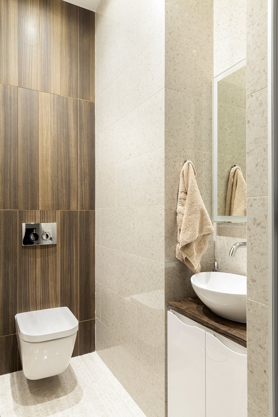 Фотография: Ванная в стиле Современный, Квартира, Проект недели, Москва, 2 комнаты, 60-90 метров, Мария Ничипоренко – фото на INMYROOM