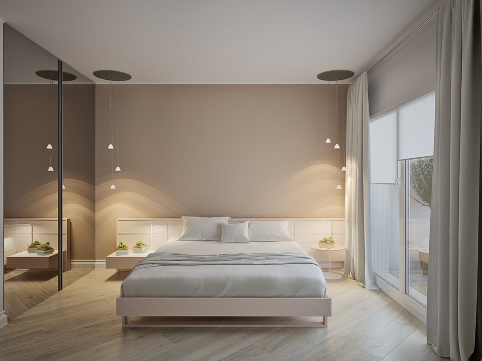 Фотография: Спальня в стиле Скандинавский, Квартира, Проект недели, Победа Дизайна, новостройка, трешка – фото на INMYROOM